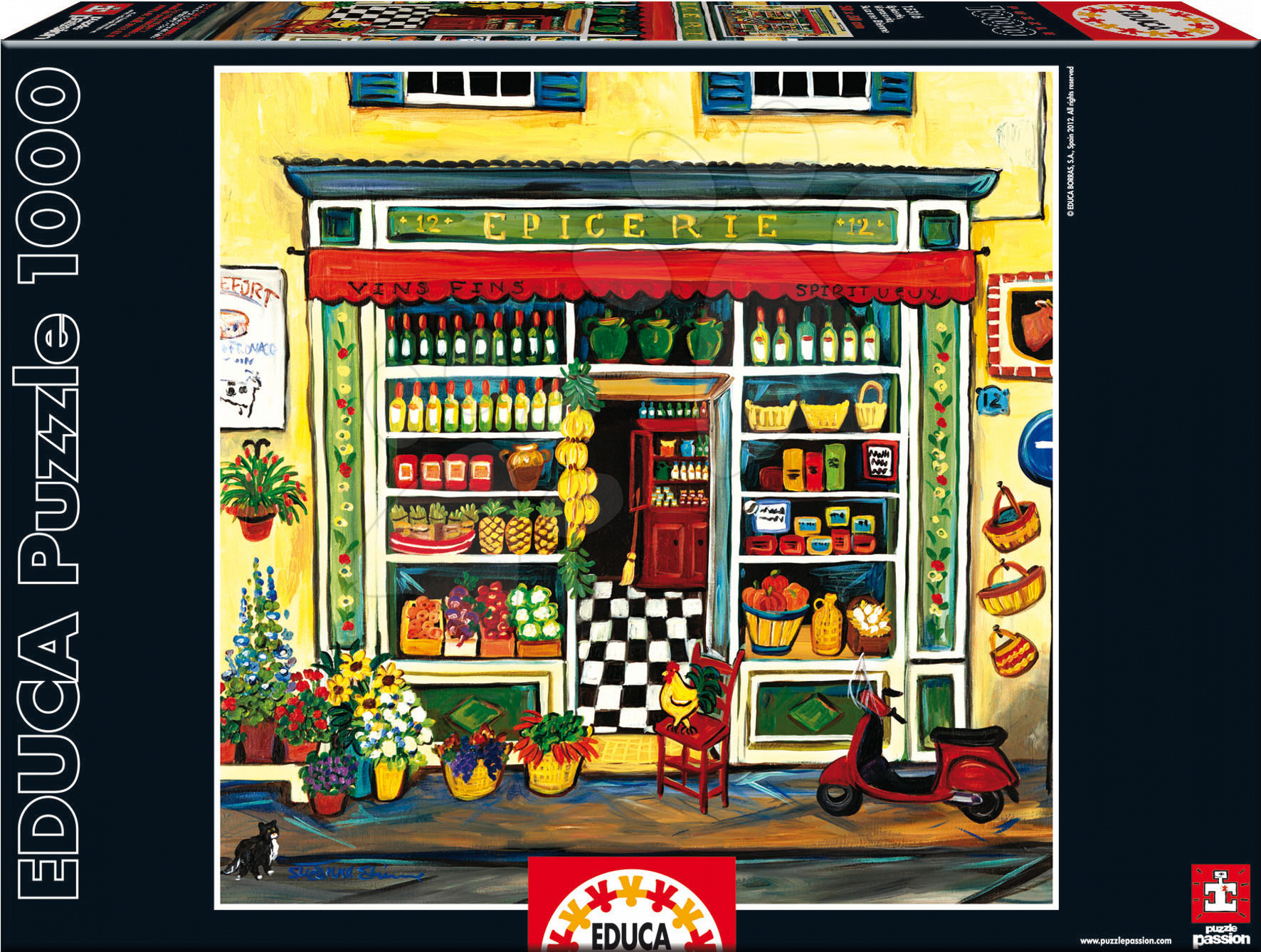 Educa Puzzle Grocery Shop, Suzanne Etienne 1000 dielikov 15316 farebné