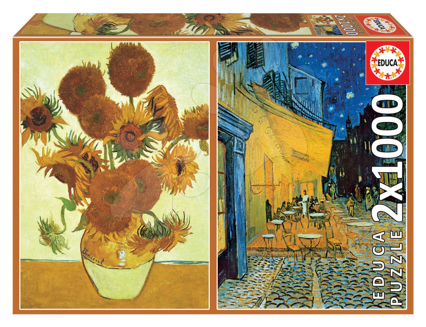 Puzzle 2x1000 darabos Vincent van Gogh Educa