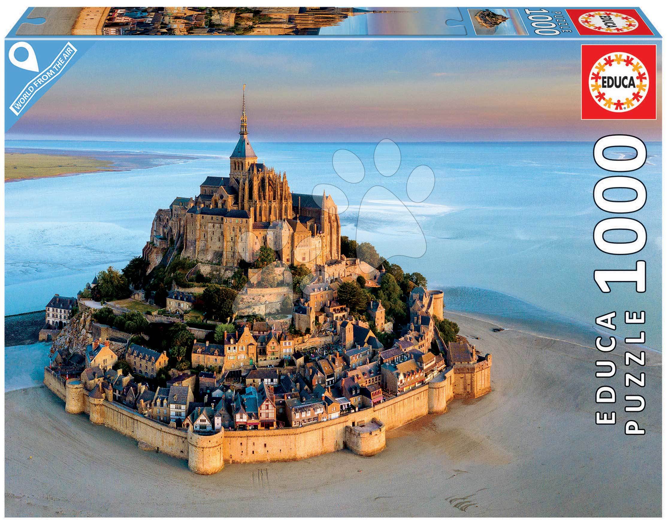 Puzzle Mont-Saint Michel Educa 1000 dielov a Fix lepidlo