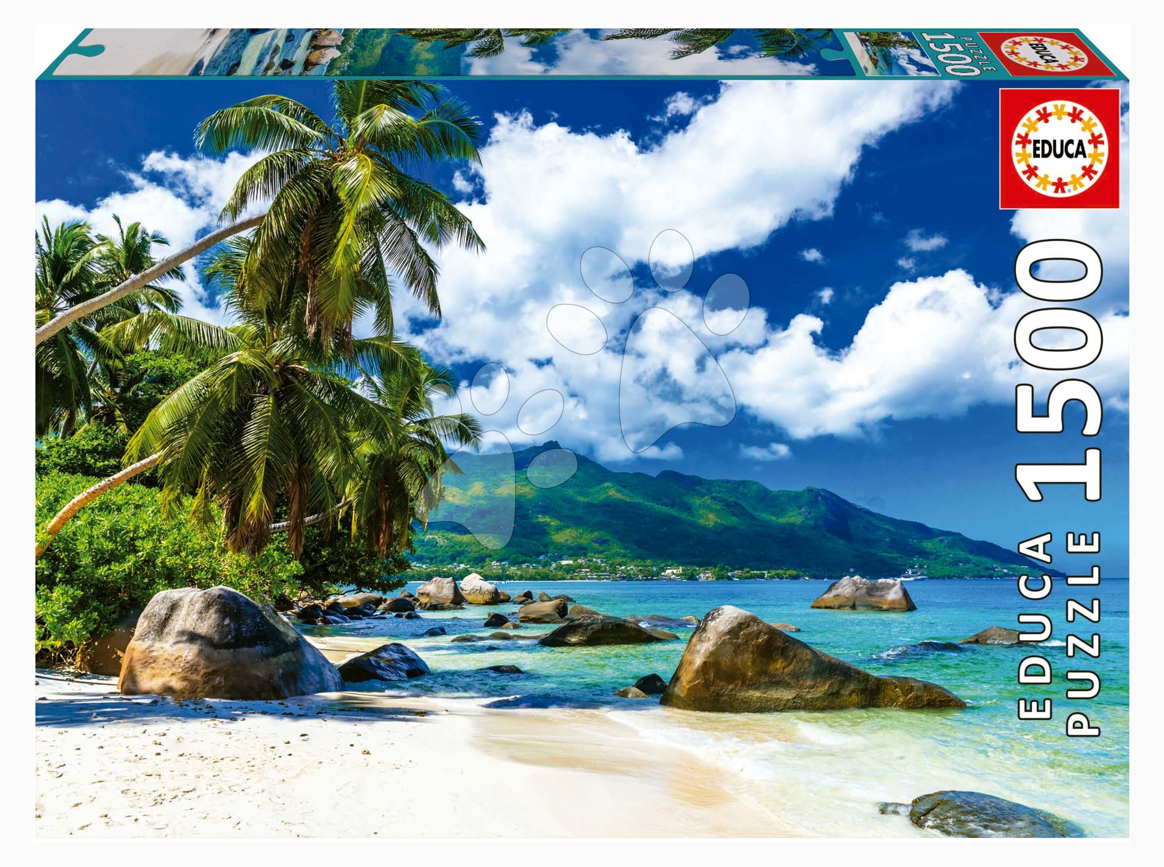 Puzzle Seychelles 1500 pezzi con colla Educa
