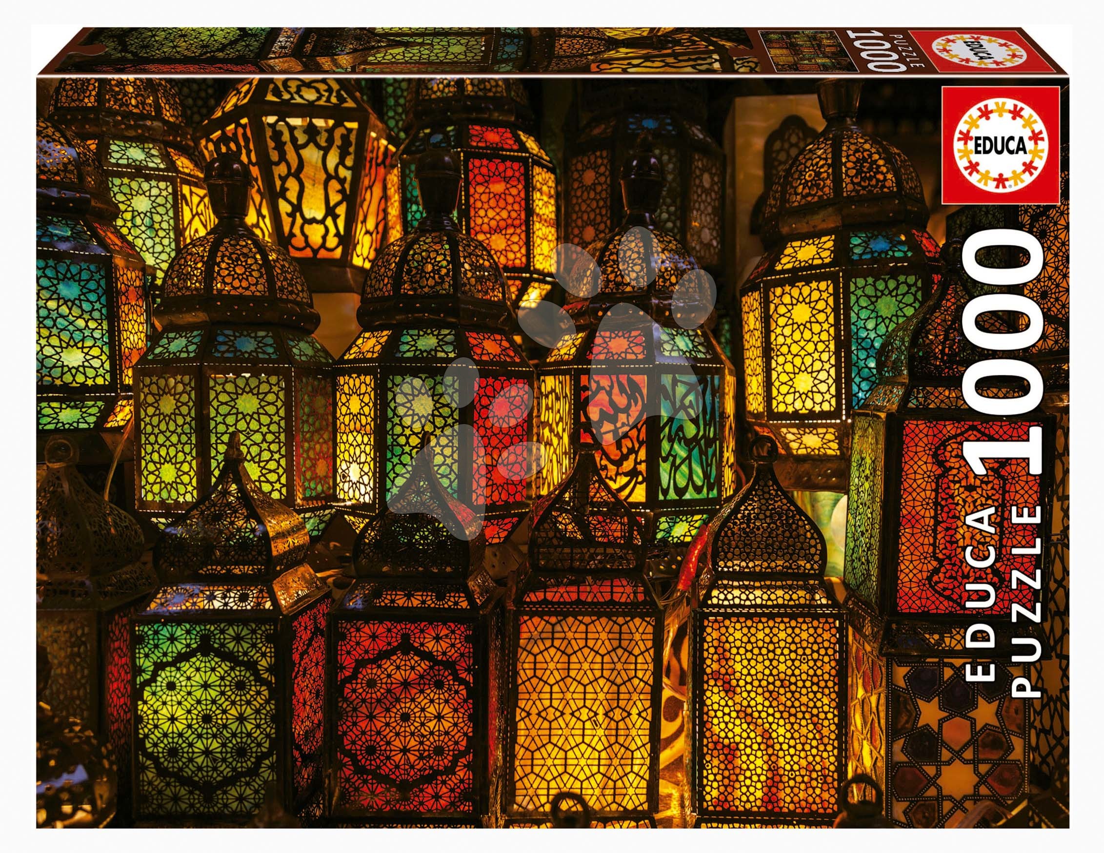 Puzzle Lantern Collage 1000 pezzi con colla Educa