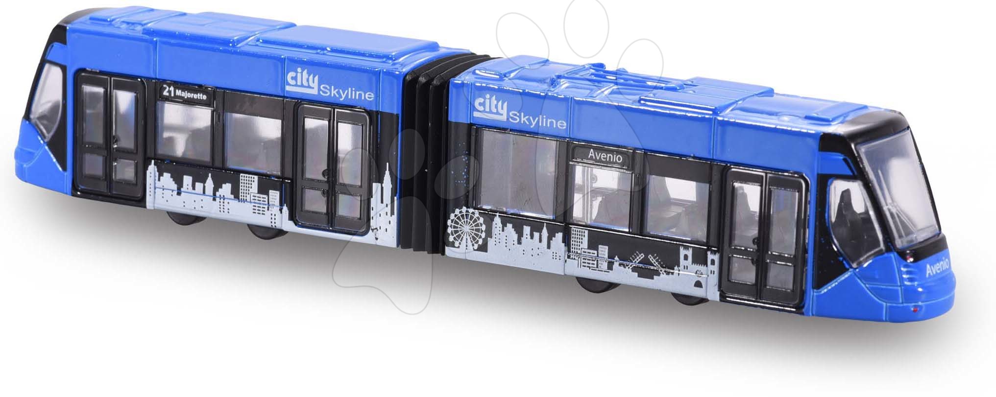 Autóbusz MAN City Bus vagy villamos Siemens Avenio Tram Majorette fémből 6 különböző fajta