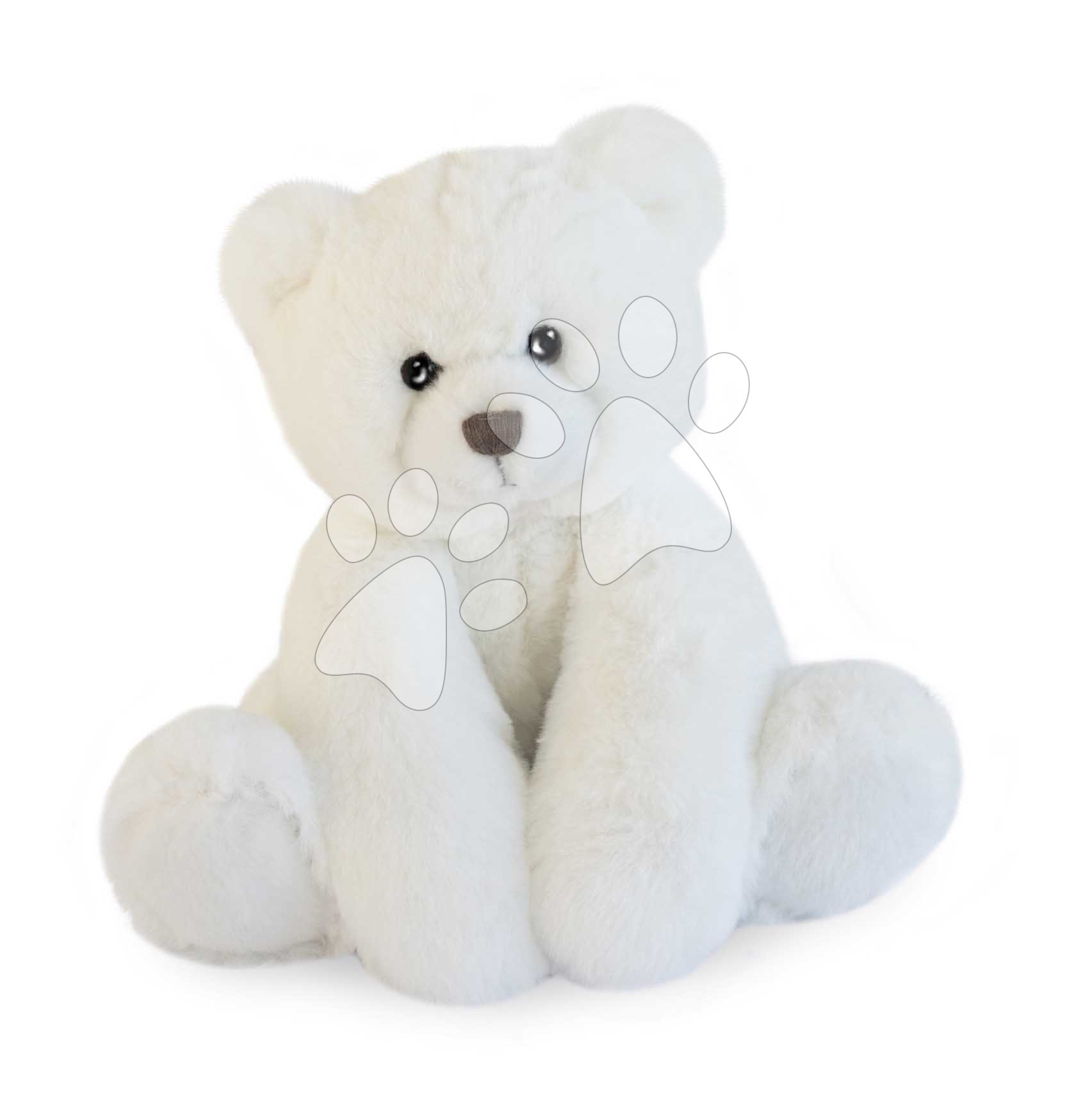 Plyšový medvedík Ours Oscar Ivory Histoire d’ Ours v darčekovom balení biely 25 cm od 0 mes HO3022