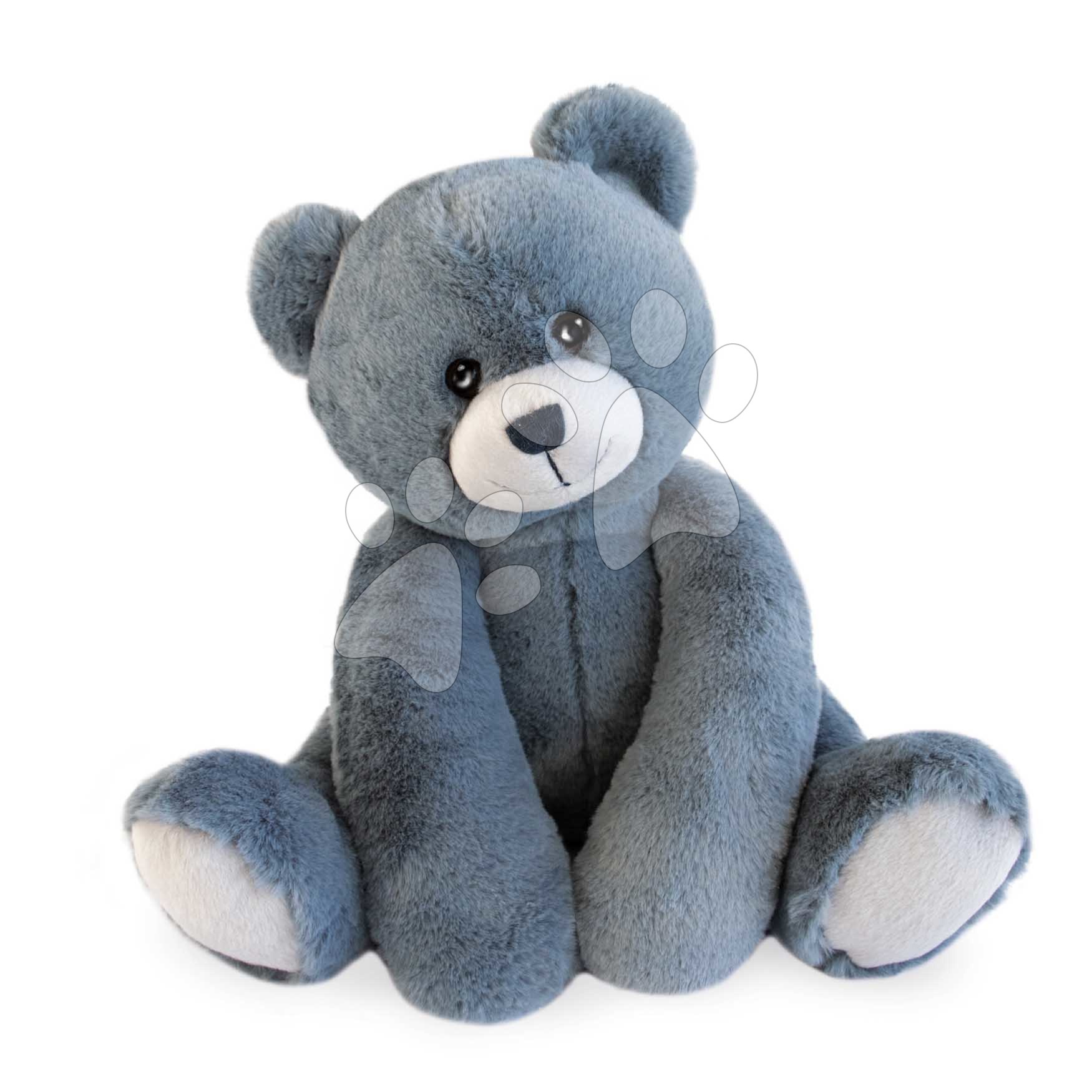 Plyšový medvedík Ours Oscar Blue Jean Histoire d’ Ours v darčekovom balení modrý 35 cm od 0 mes HO3025