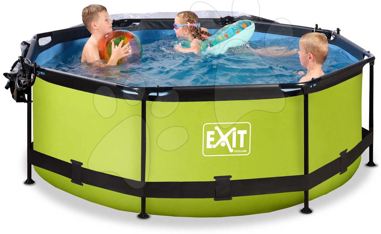 EXIT Lime pool with pump and dome - green