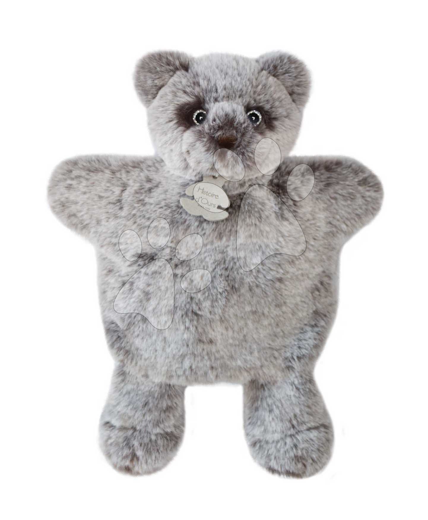 Plyšový medvedík na bábkové divadlo Bear Sweety Mousse Histoire d’ Ours hnedý 25 cm od 0 mes HO3083