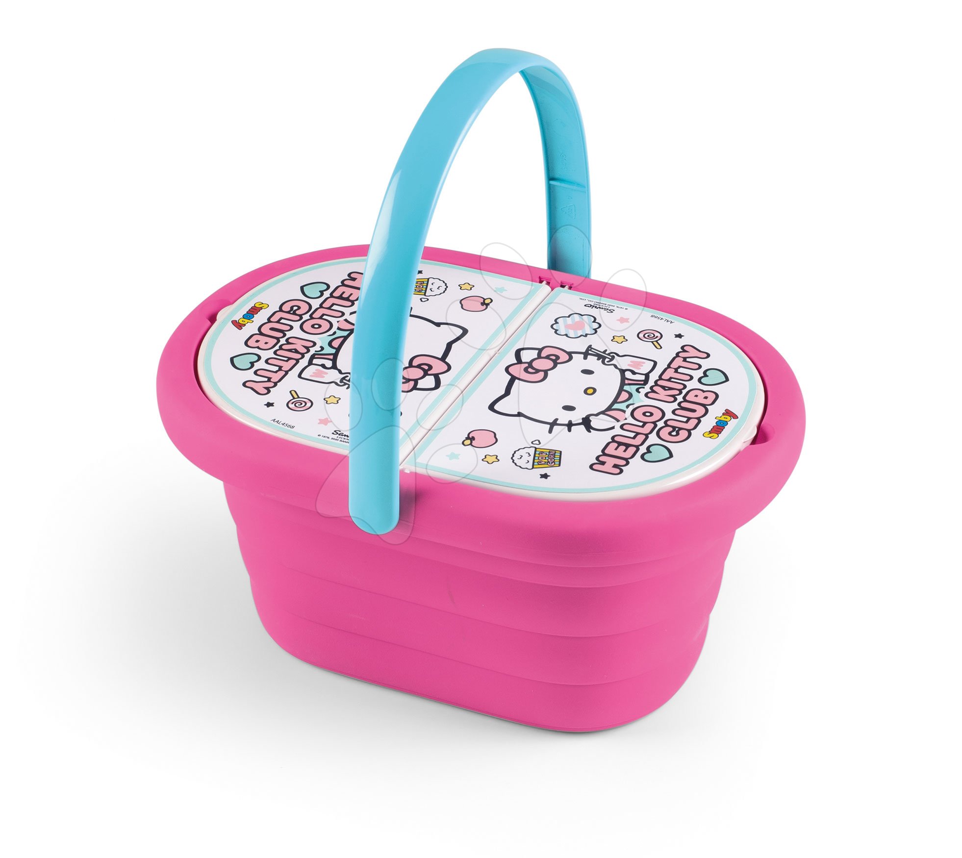 Cestino Hello Kitty, con 21 accessori, Smoby, rosa