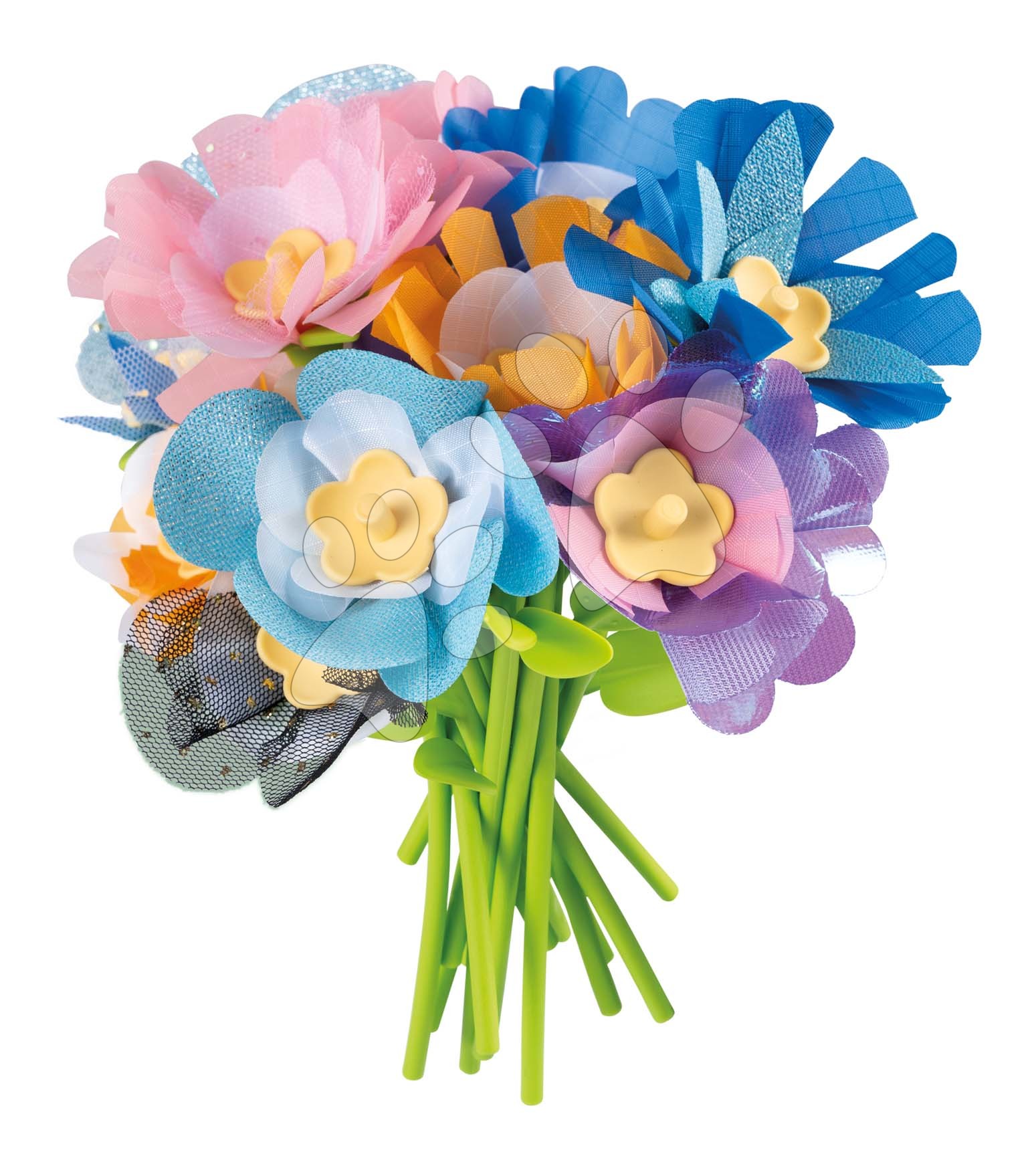 Kytica kvetín ako náhrady ku kvetinárstvu Flower Market Smoby na výrobu vlastnej kvetinky 95 dielov