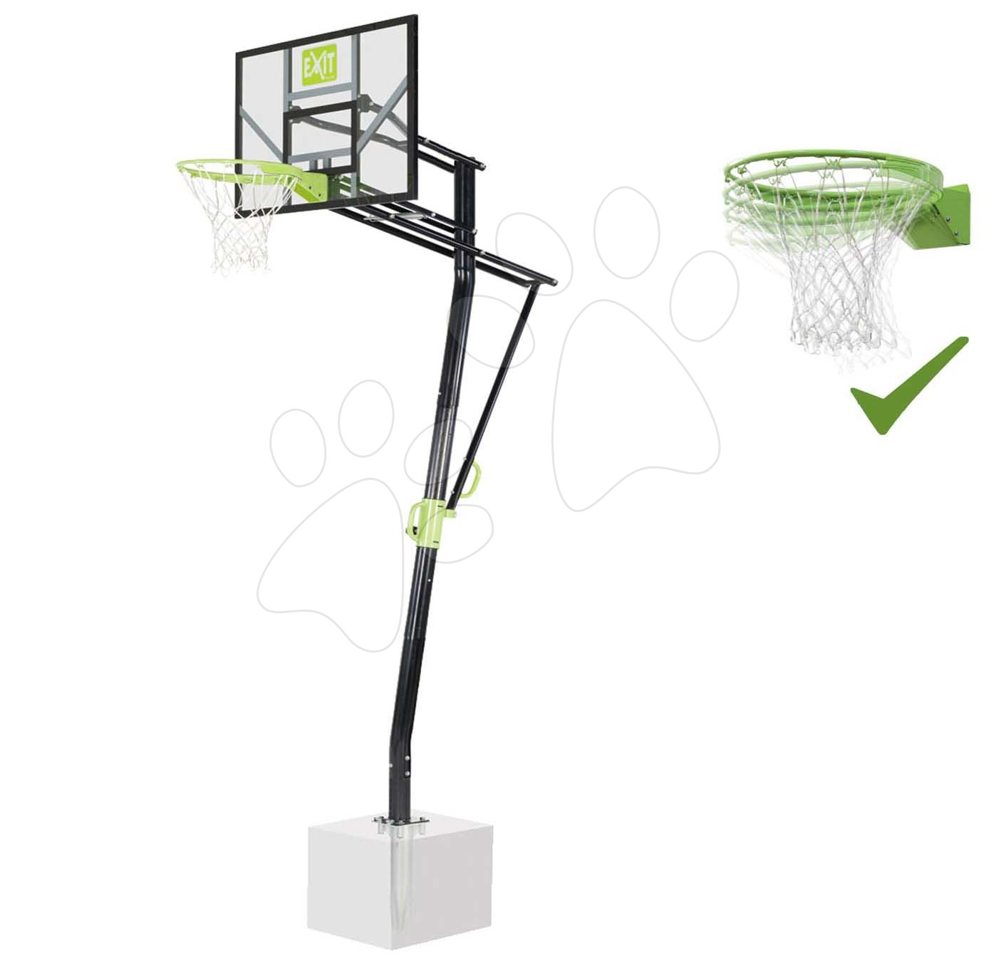 EXIT Galaxy basketball backboard for installing wi