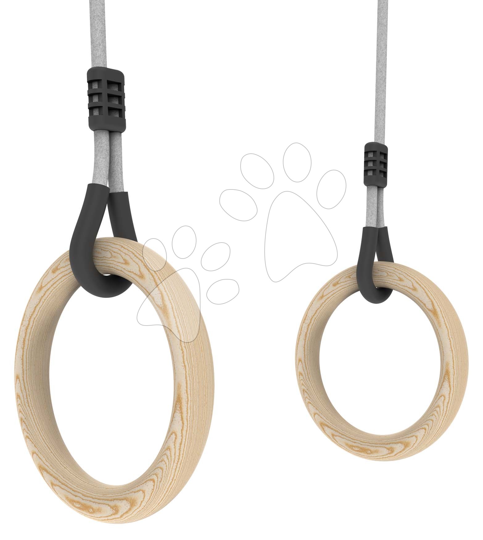 Gymnastické kruhy GetSet wooden gymnastics rings Exit Toys vhodné pre modely GetSet MB200 / MB300