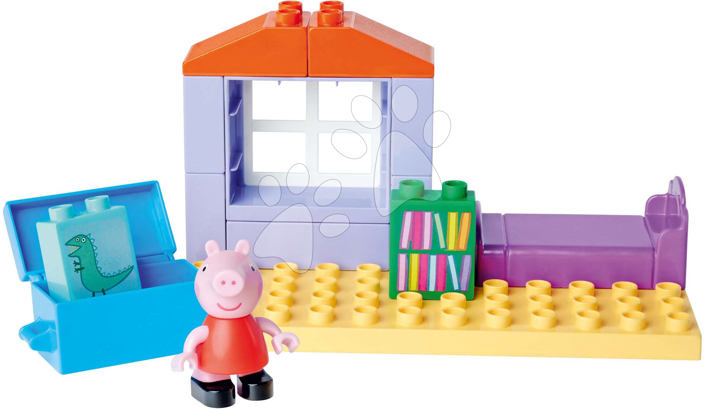 Gioco di costruzioni Peppa Pig on personaggio nella camera