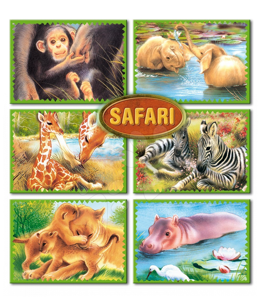 Dohány veľké detské kocky mix safari 600-2