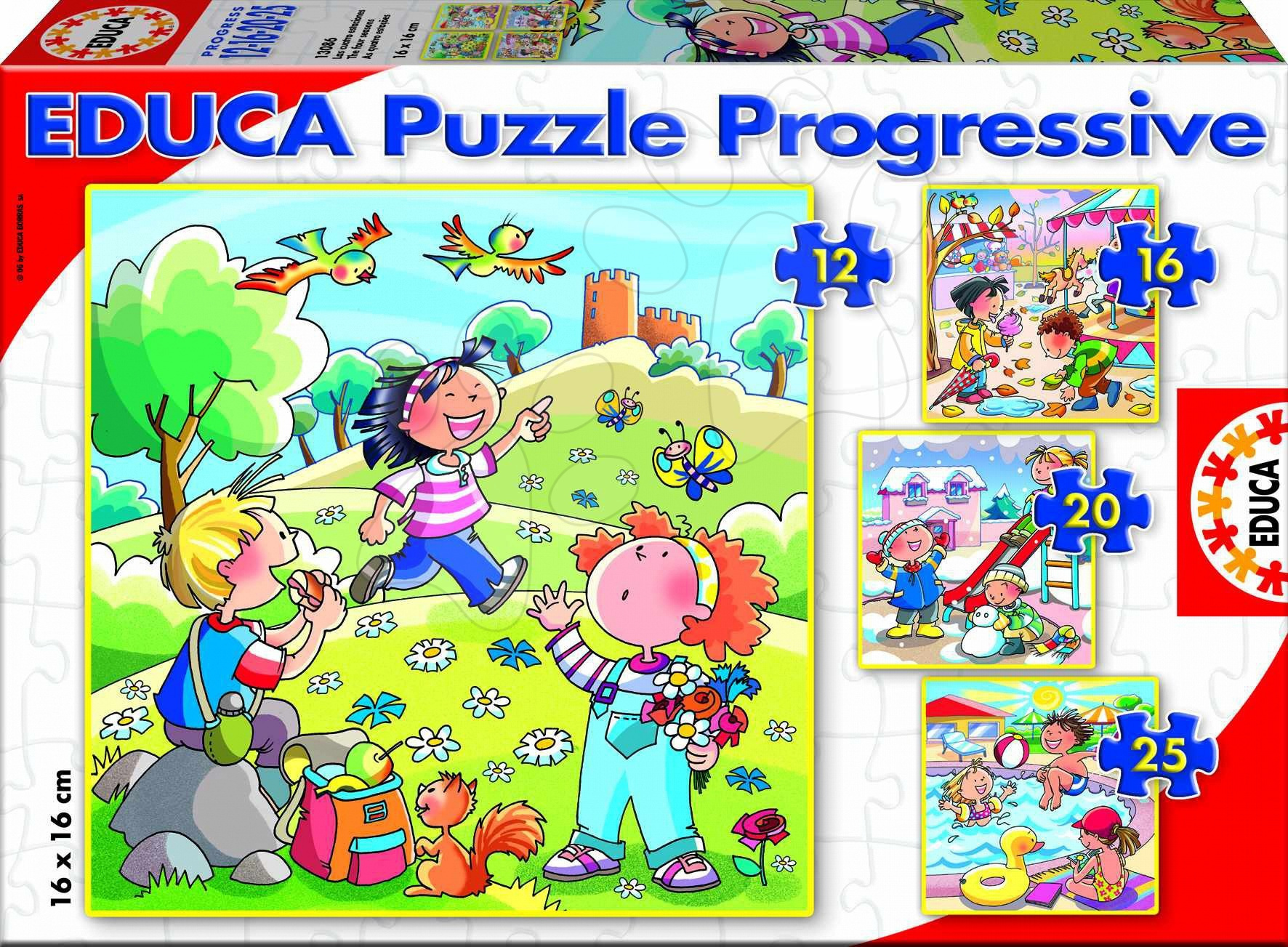 Progressive Puzzles Spidey & His Amazing Friends 12+16+20+25 - Educa Borras
