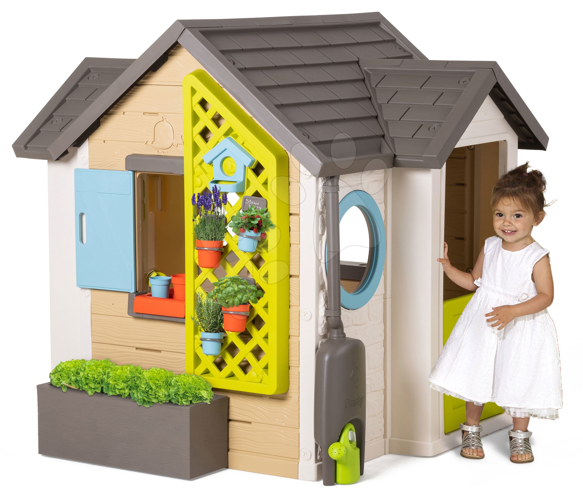 Casetta giocattolo per bambini, Casa grande e resistente con