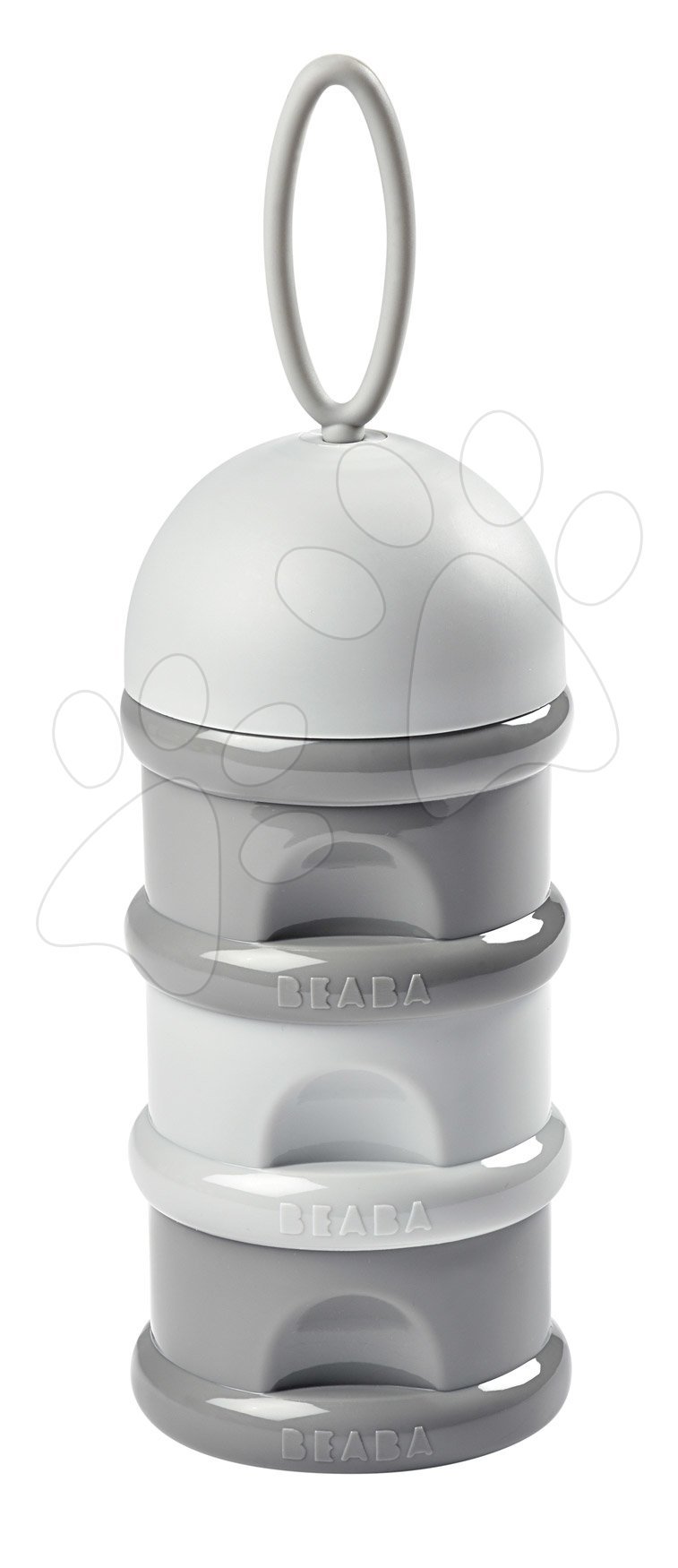 E-shop Dávkovač sušeného mlieka Beaba Light Mist 3-dielny vzduch & voda odolný šedý od 0 mes