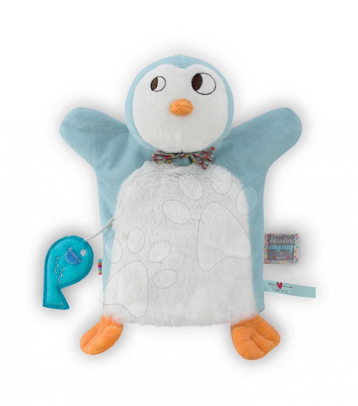 Kaloo plüss pingvin Nopnop-Ice Cream Doudou 961423 kék