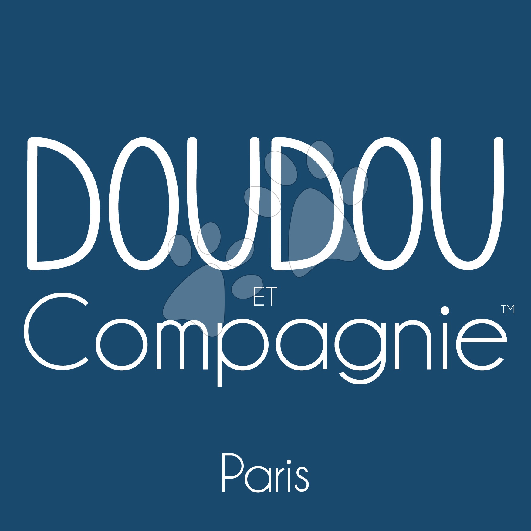 Plyšový vtáčik s melódiou Doudou Cui-Cui Doudou et Compagnie modrý 22 cm v darčekovom balení od 0 mes