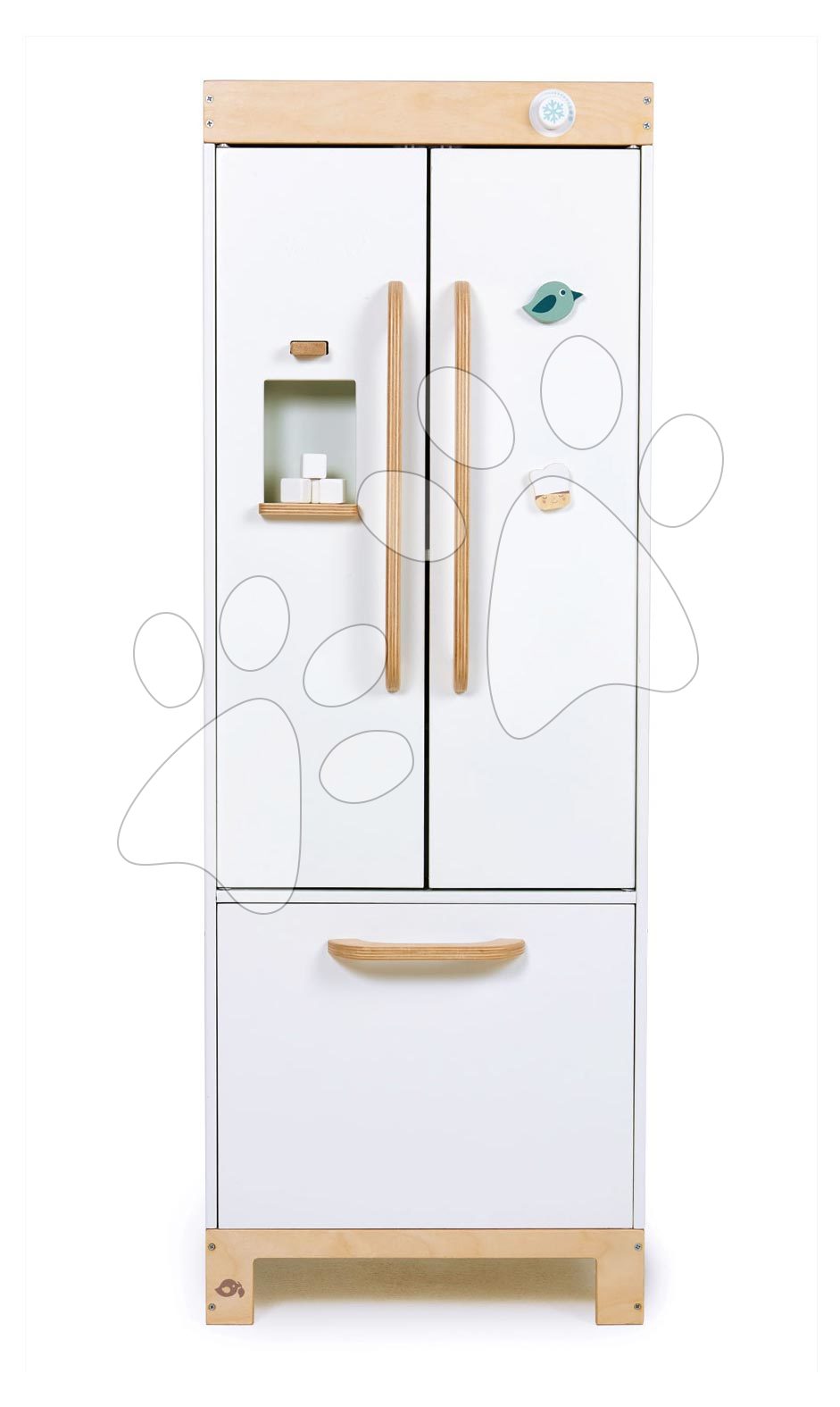 Kühlschrank aus Holz mit Eisspender Refridgerator Tender Lea