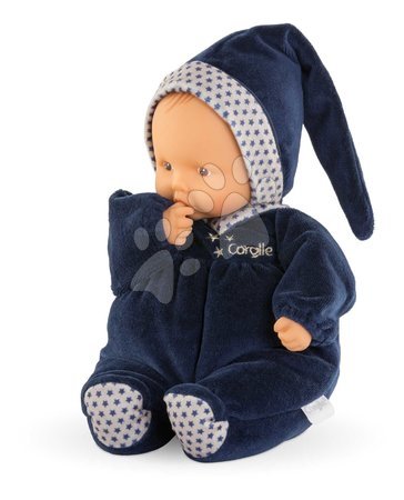 Játékbabák 0 hónapos kortól - Játékbaba Babipouce Navy Blue Starry Dreams Mon Doudou Corolle_1