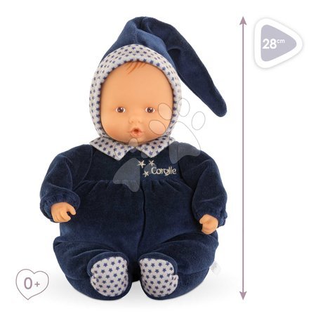 Dolls from 0 months - Bábika Babipouce Navy Blue Starry Dreams Mon Doudou Corolle - 4