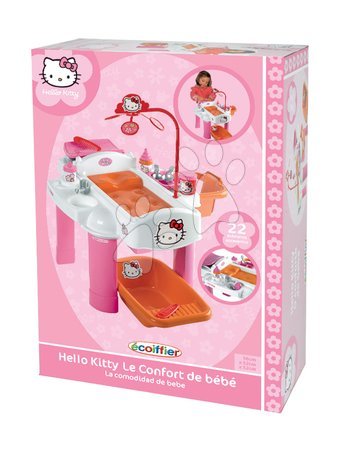 Staré položky - Hello Kitty Přebalovací stolek s doplňky pro panenku Écoiffier - 4