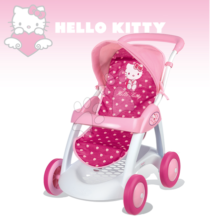 Kočíky od 18 mesiacov - Kočík pre bábiku Hello Kitty Smoby - 1