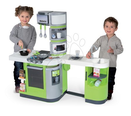 Electronic play kitchens - CookMaster Verte Smoby Mini Kitchen - 1