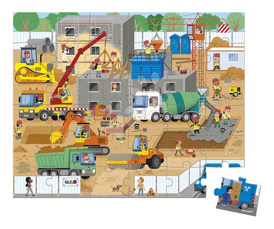 Puzzle | Page 3 - Puzzle in the suitcase at the construction site Janod