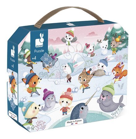 Puzzle | Page 3 - Puzzle in the suitcase Party in the snow Janod_1