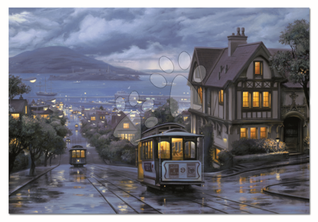 Puzzle cu 1000 de bucăți - Puzzle Eugene Lushpin, Evening Journey Educa - 1