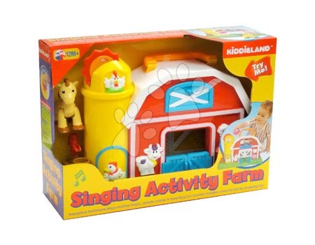 Jucării cu sunete - Fermă cu căluţ şi cu turn Activity Kiddieland - 2