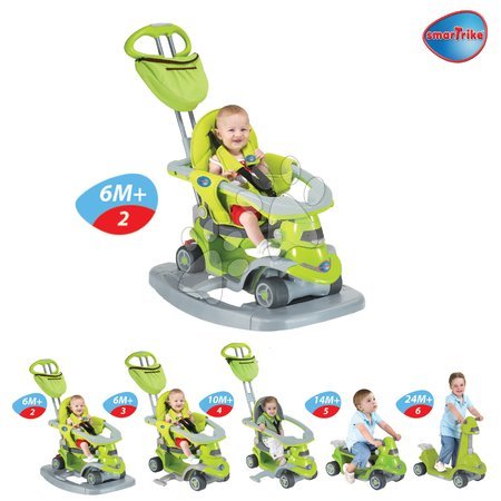 Babytaxiuri de la 6 luni - Babytaxiu, trotinetă și leagăn All in one 6in1 smarTrike - 1