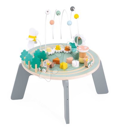 Dřevěné hračky | Strana 7 - Drevený didaktický stolík Záhrada Garden Activity Table Sweet Cocoon Janod