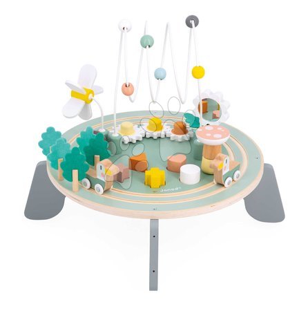 Jouets didactiques en bois - Drevený didaktický stolík Záhrada Garden Activity Table Sweet Cocoon Janod - 2