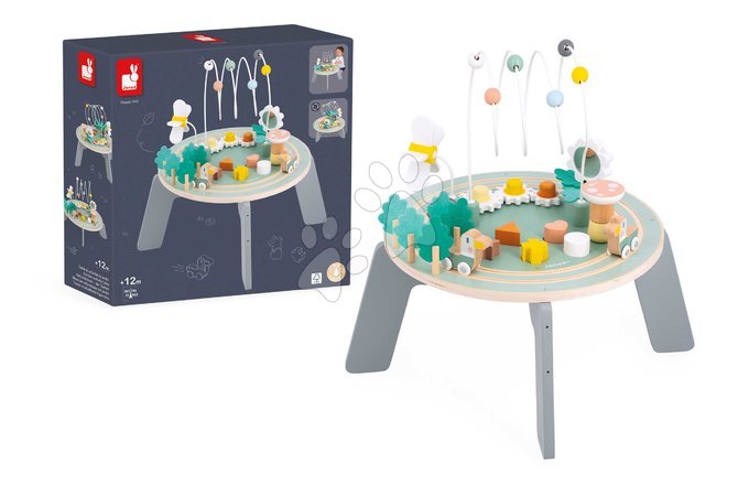 Jouets didactiques en bois - Drevený didaktický stolík Záhrada Garden Activity Table Sweet Cocoon Janod - 11