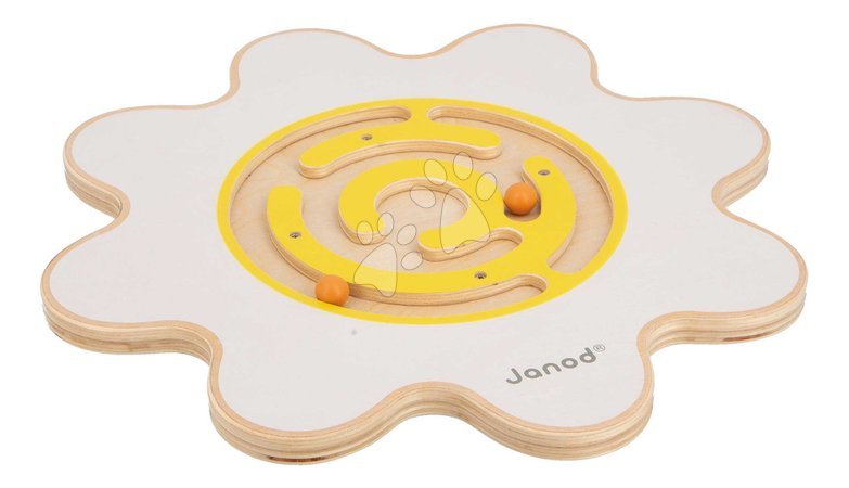 Drvene didaktičke igračke | Stranica 4 - Balančná doska s labyrintom Kvet Flower Balance Board Sweet Cocoon Janod