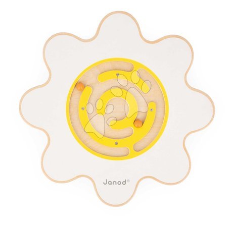 Wooden toys - Balance board with labyrinth Flower Balance Board Sweet Cocoon Janod_1