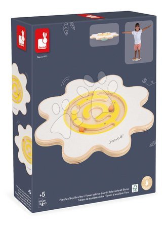 Jouets didactiques en bois - Balančná doska s labyrintom Kvet Flower Balance Board Sweet Cocoon Janod - 10