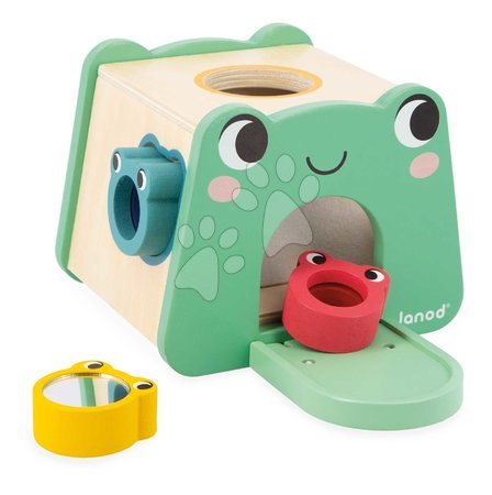 Wooden developmental toys - Educational box for stimulating sensory perception Janod - 3