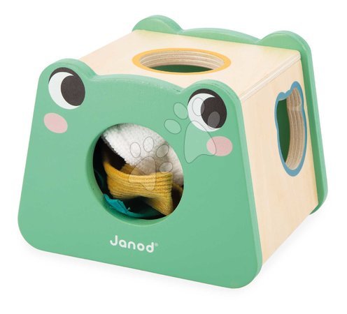 Wooden developmental toys - Educational box for stimulating sensory perception Janod - 7