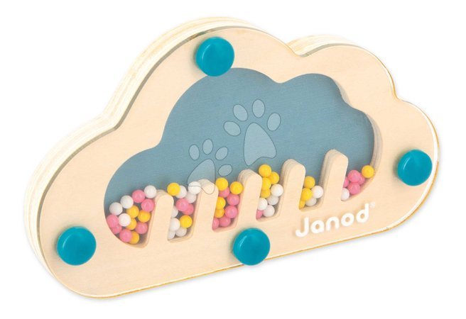 Wooden developmental toys - Educational box for stimulating sensory perception Janod - 13