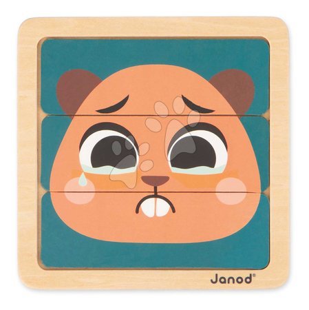 Wooden developmental toys - Educational box for the development of cognitive abilities Janod - 2