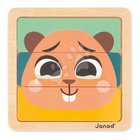 Wooden developmental toys - Educational box for the development of cognitive abilities Janod - 5