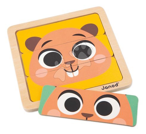 Wooden developmental toys - Educational box for the development of cognitive abilities Janod - 6