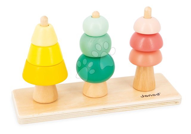 Wooden developmental toys - Educational box for the development of cognitive abilities Janod - 12