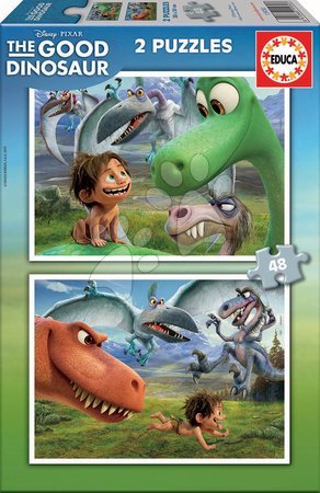 Dětské puzzle do 100 dílků - Puzzle Dobrý dinosaurus Educa - 2