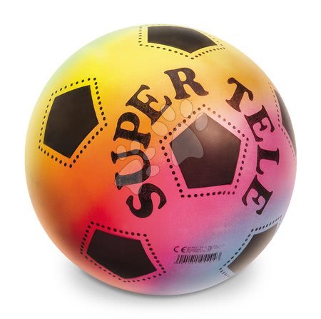 Športujeme v prírode - Futbalová lopta dúhová BioBall Supertele Mondo