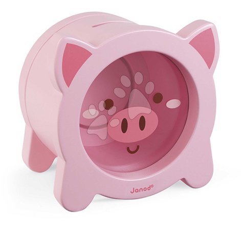 Wooden toys | Page 3 - Wooden Piggy Bank Piggy Moneybox Janod_1