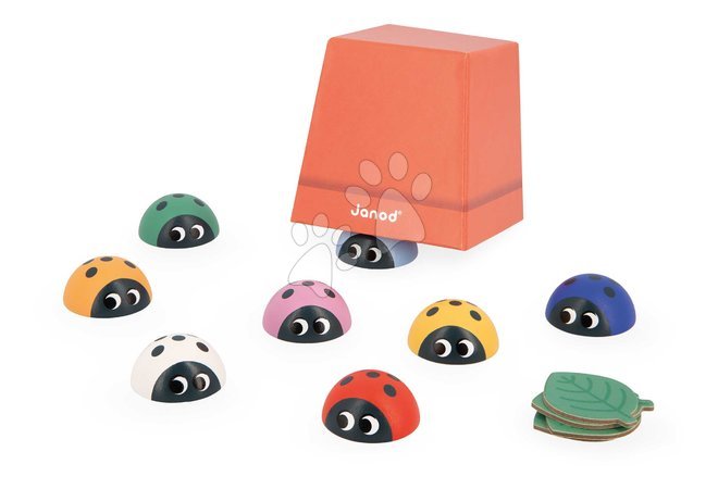 Dřevěné hračky | Strana 11 - Vzdelávacia hra stimulácia pamäte Lienky Ladybirds Memory Game Janod