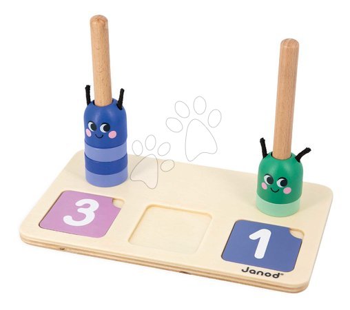 Wooden educational games - Vzdelávacia hra skladanie a porovnávanie Čísla Number Compo and Comparison Janod - 3